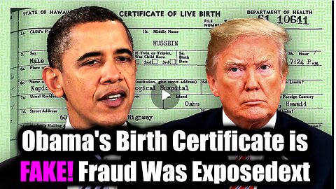 Obama's Birth Certificate is FAKE! Fraud Was Exposed