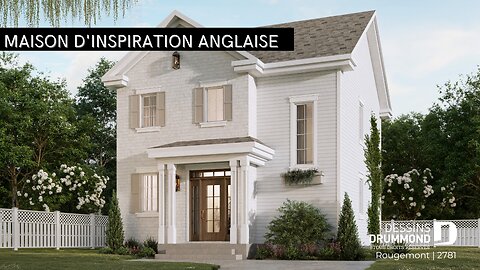Visite 3D complète | Plan “Rougemont” – maison de 3 chambres signée Dessins Drummond