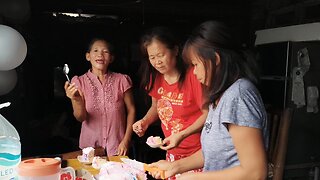 EATING CAKE, BOILED CORN & GRAPES! | Post-Birthday Family Gathering 🍰🌽🍇