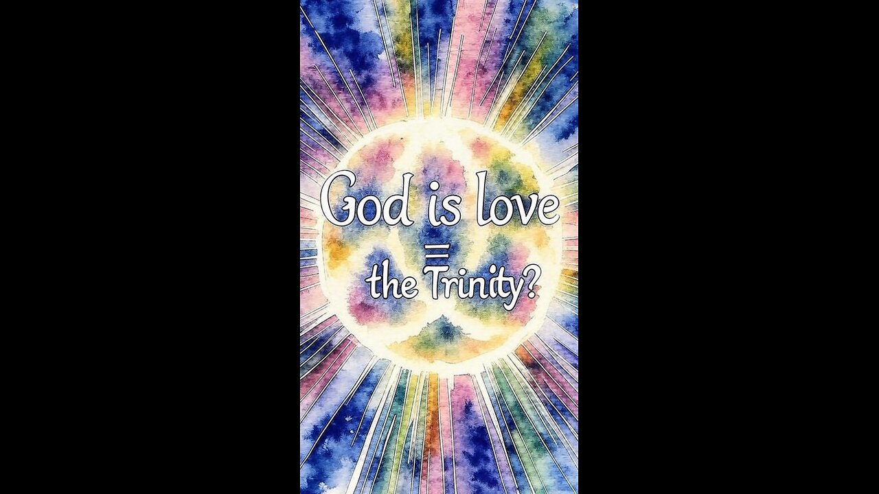 Does “God is Love” prove the Trinity?
