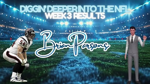 NFL Week 3 2025 Results, Diggin' Deeper into the NFL
