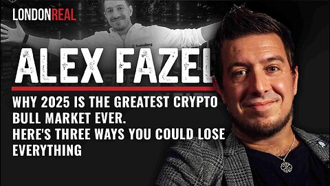 TRAILER🎬Why 2025 Is Greatest Crypto Bull Market: Three Ways You Could Lose Everything - Alex Fazel