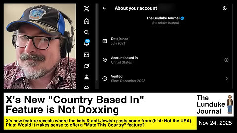 X's New "Country Based In" Feature is Not Doxxing