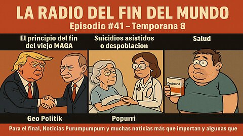 El principio del fin del viejo MAGA / Suicidios asistidos o despoblación 19.11.2025