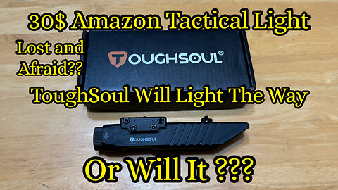 ToughSoul Tactical Light 30$ Amazon Deal, Table Top Review #Rumble Tactical Flashlight