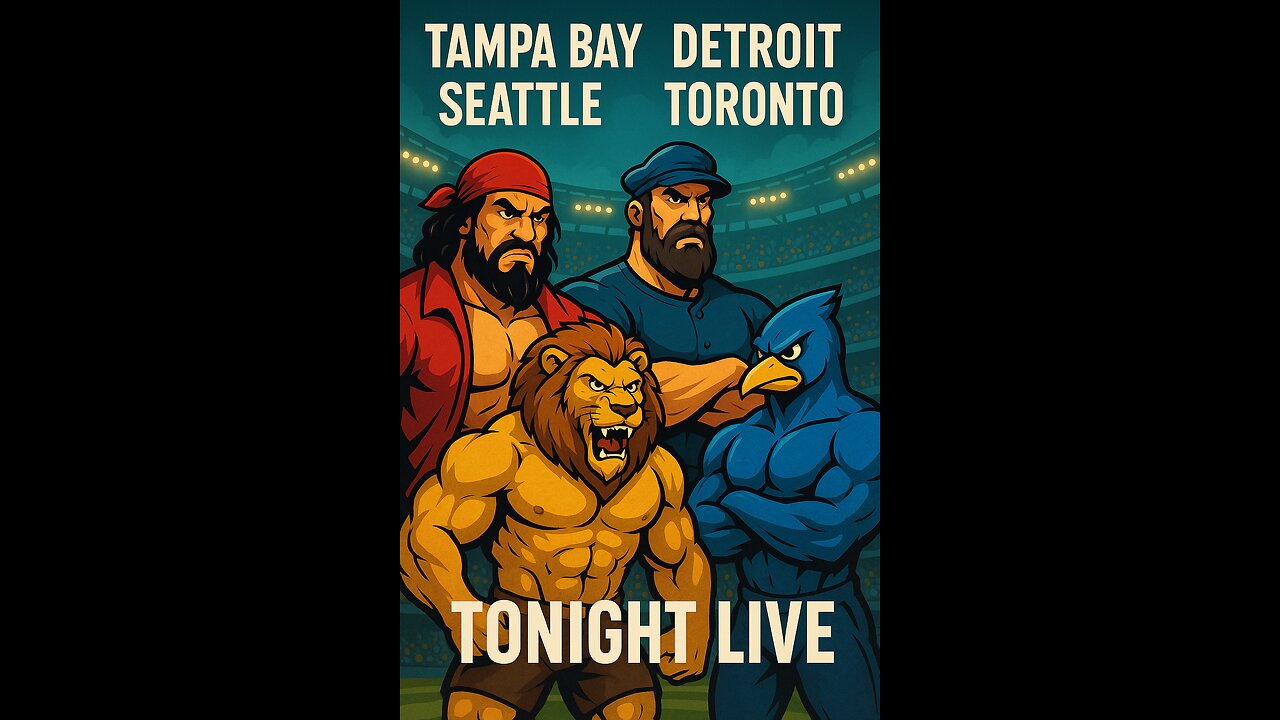 #DOUBLEHEADER #DOUBLE #DUTY #DOUBLE FUN, #BUCS, #LIONS, #MARINERS, #BLUEJAYS #LIVE