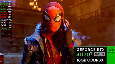 RTX 4070 Ti SUPER + RYZEN 7-5700X [012] Marvel’s Spider-Man Miles Morales
