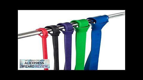 Tough Latex Resistance Band Elastic Exercise Strength Pull-Ups Auxiliary Band Pilates Gym Review