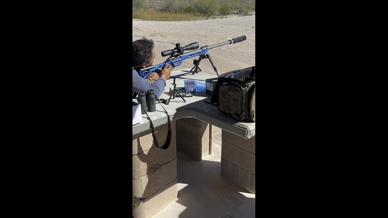 6.5PRC shooting at 1103 Yards.