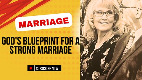 God's Blueprint for a Strong Marriage