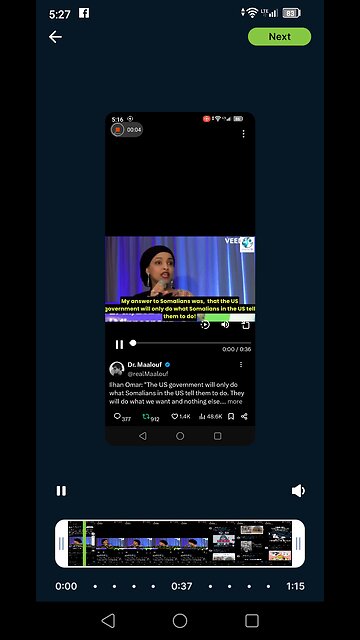 Ilhan Omar: "The US government will only do what Somalians in the US tell them to do. They will do