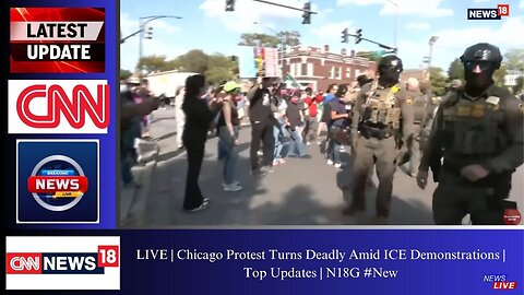 LIVE | Chicago Protest Turns Deadly Amid ICE Demonstrations | Top Updates | N18G #News