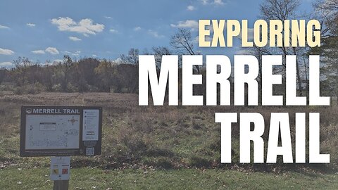 Exploring Merrell Trail, Sunny Fall Hike | Full Hike POV | Hiking ASMR, Nature ASMR | Rockford, MI