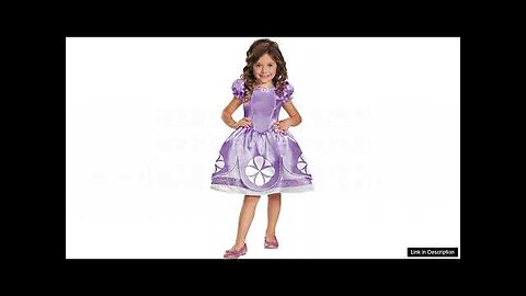 Sofia the First Disney Princess Girls Small Costume Review