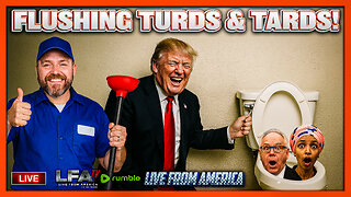 FLUSHING TURDS & TARDS! | LIVE FROM AMERICA 12.8.25 11AM