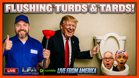 FLUSHING TURDS & TARDS! | LIVE FROM AMERICA 12.8.25 11AM