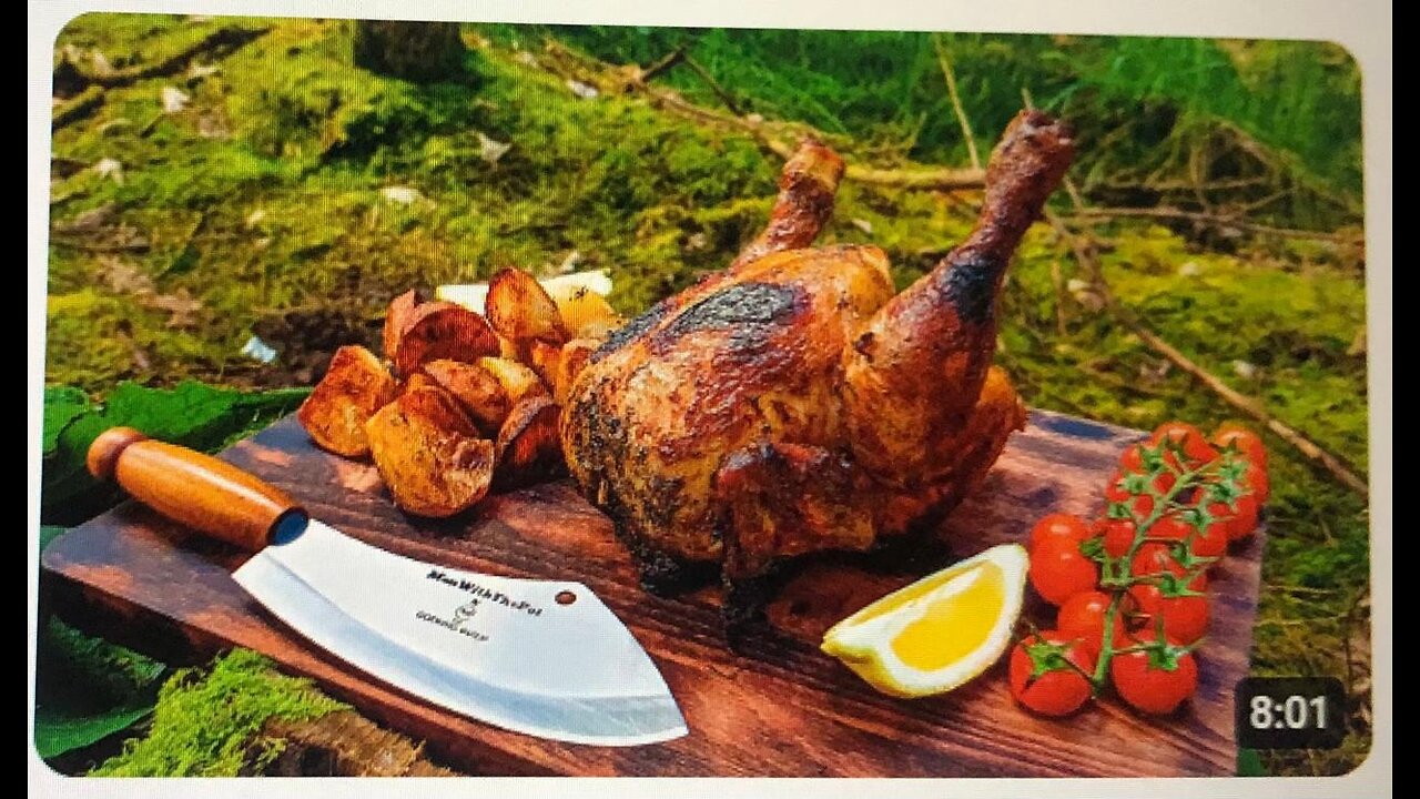Whole Chicken Prepared in the Forestš„ Relaxing Cooking