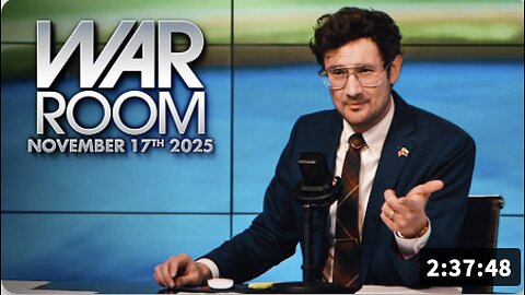 11 17 25 WAR ROOM Harrison Smith Trump Takes Tucker’s Side In MAGA Civil War Over Fuentes Interview