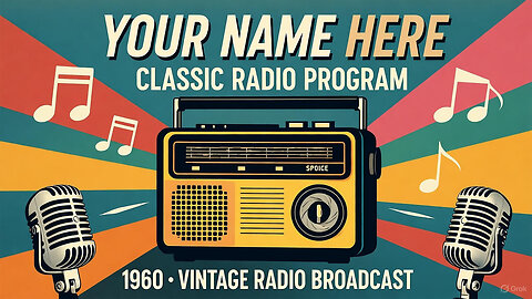 Your Name Here (1960) | Classic Old Time Radio Program | Vintage Audio Entertainment