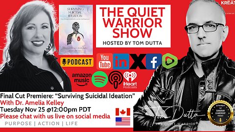 Final Cut Premiere: “Surviving Suicidal Ideation” With Dr. Amelia Kelley