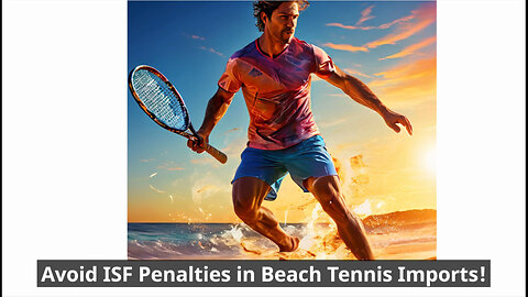 Mastering the Art of ISF Filing: Avoiding Penalties in Beach Tennis Import