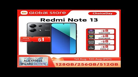 Global Version Xiaomi Redmi Note 13 Smartphone 128GB / 256GB 6.67" AMOLED Review