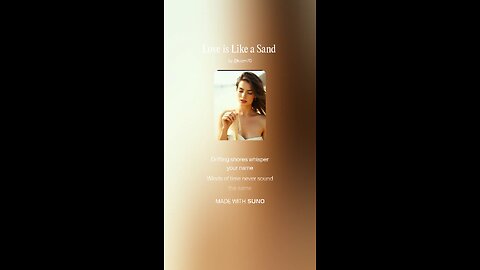 Love is Like a Sand