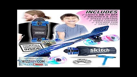 SKITCH Skateboards for Kids Teens and Adults Premium Skateboard Gift Set Review