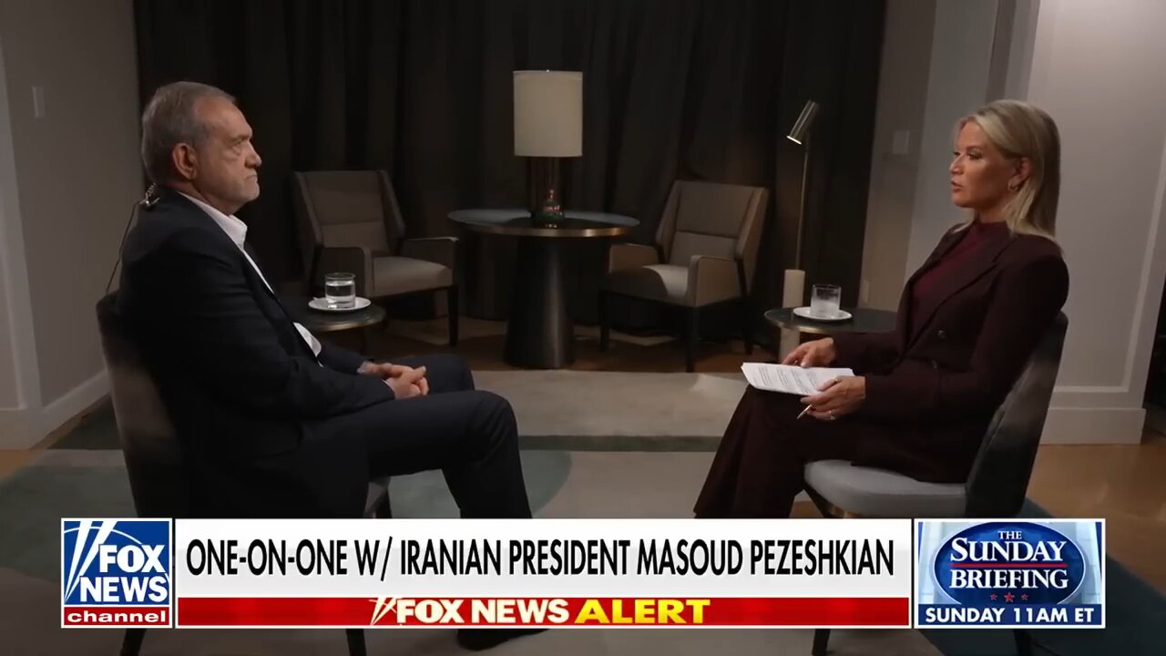 📌EXCLUSIVE: Iran President Pezeshkian pushes back on Terrorism Claims