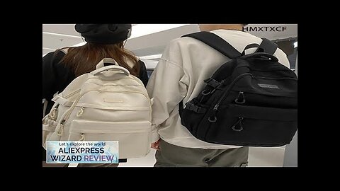 Schoolbag Male Junior High School Students High School Large Capacity College Students Review