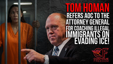 Does Tom Homan want AOC in Jail?