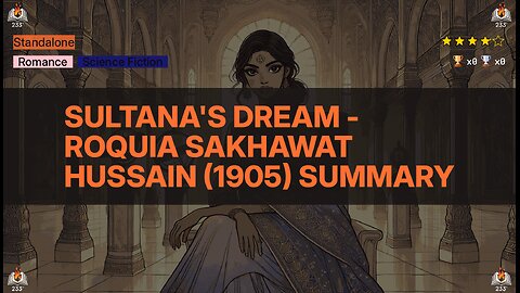 Sultana's Dream - Roquia Sakhawat Hussain (1905) Summary
