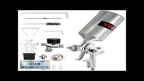 VEVOR HVLP Auto Paint Air Spray Gun Kit Gravity Feed Car Primer Review