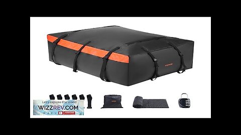 Car Rooftop Cargo Carrier Bag 23 Cubic Feet 840D PVC Car Roof Review