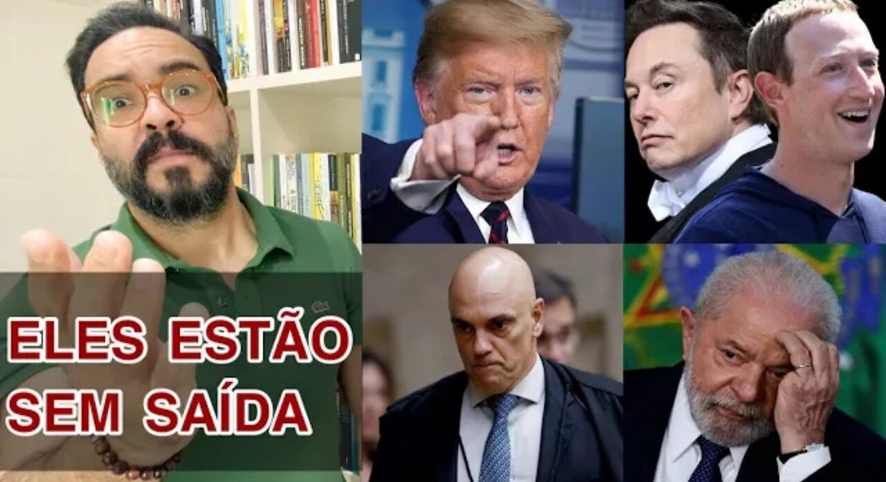 IN BRAZIL THE DICTATORSHIP is crumbling and XANDÃO is going along, even though there is no way out,