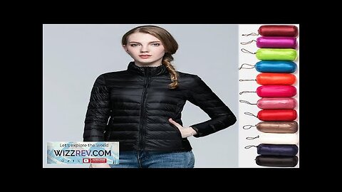 Women Short Puffer Jacket 2023 New Fashion Stand Collar Lightweight Water-Resistant Packable Review