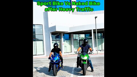 Sport Bike Vs Naked Bike after riding in heavy traffic