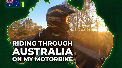 An American Rides his Adventure Motorcycle Around Australia!!! AUS Ep. 1