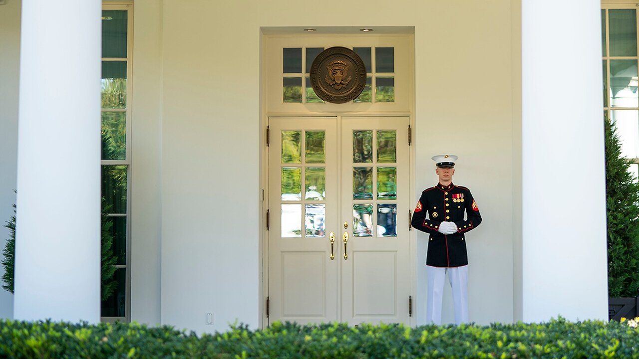 Biden's Secret Signal: The Marine Outside the Oval Office.