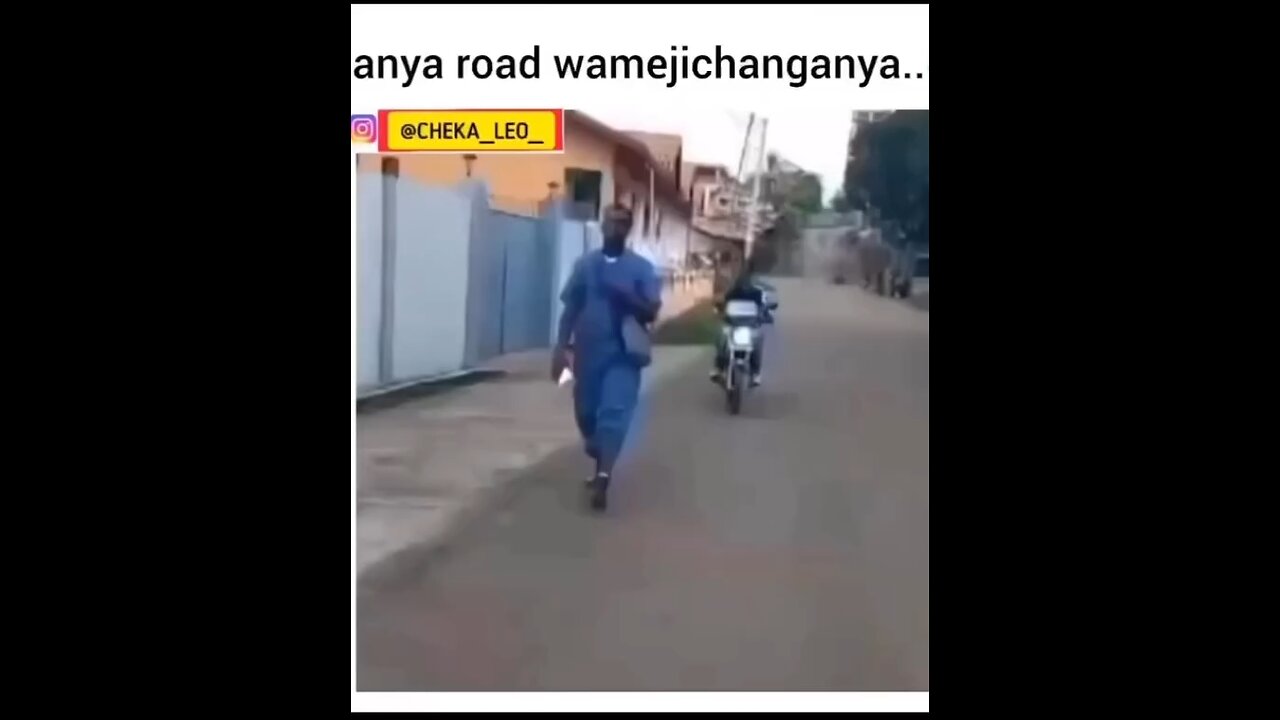 This was NOT in the script!