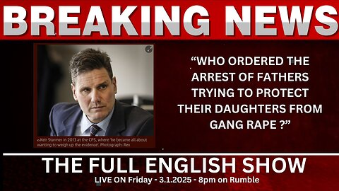 I'm back Friday 3rd 8pm LIVE. Starmer, Trump, Musk i'll cover it all. Maybe a RANT.