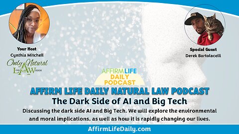 The Dark Side of AI and Big Tech with Special Guest Derek Bartolacelli of Awaken Ya Mind