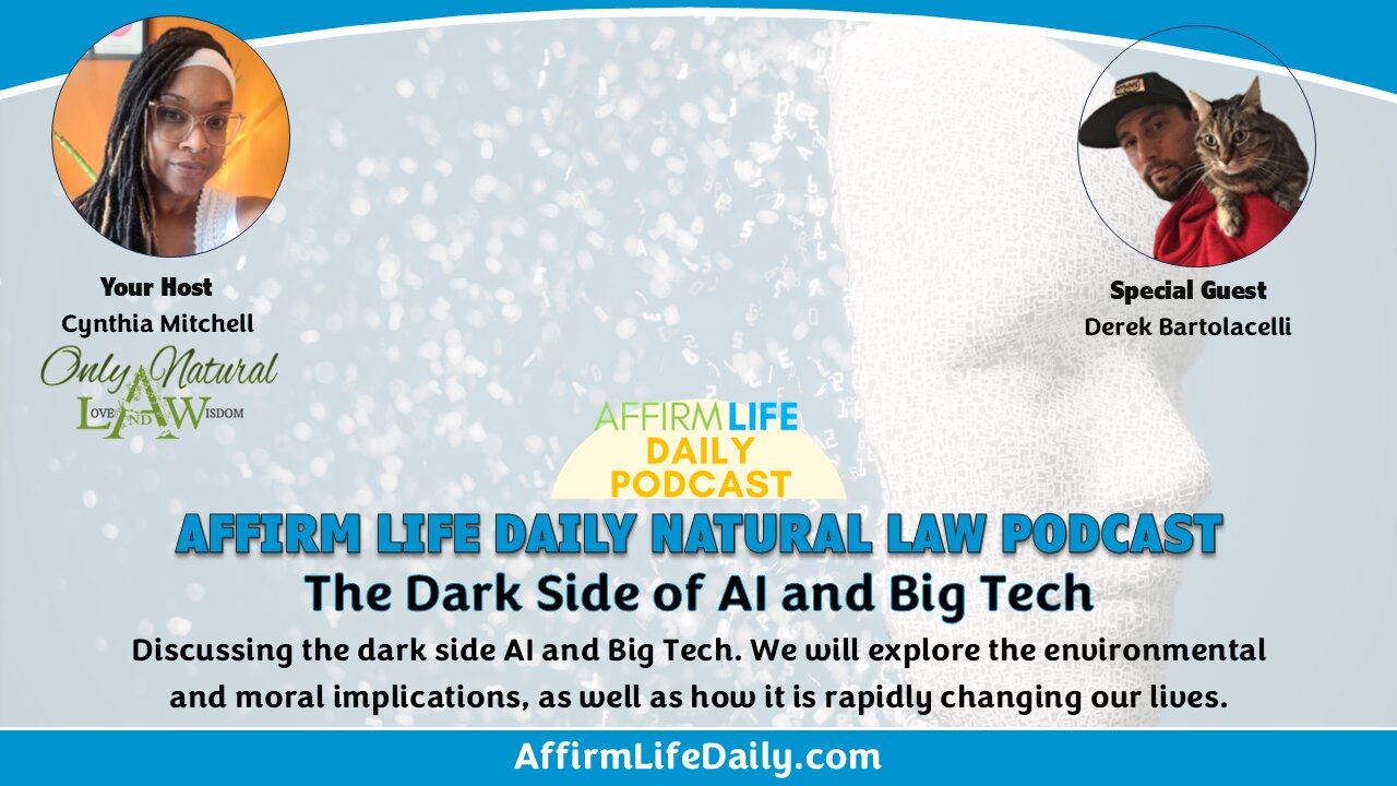 The Dark Side of AI and Big Tech with Special Guest Derek Bartolacelli of Awaken Ya Mind