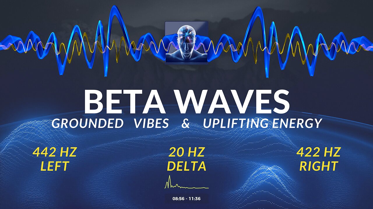 Grounded Vibes: 432Hz Beta Waves for Focus & Uplifting Energy