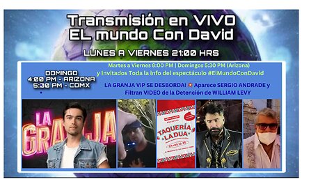 LA GRANJA VIP SE DESBORDA! 💥 Aparece SERGIO ANDRADE y Filtran VIDEO de la Detención de WILLIAM LEVY