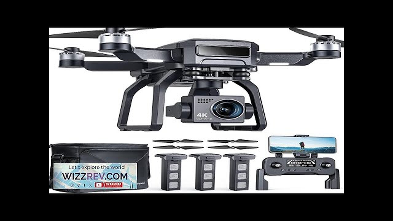 Bwine F7 GPS Drones with Camera for Adults 4K Night Vision 3-Aix Review