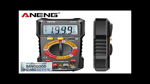 ANENG SZ305 1999 Counts Multimeter Capacitor Testers Professional Smart Voltmeter AC/DC Review