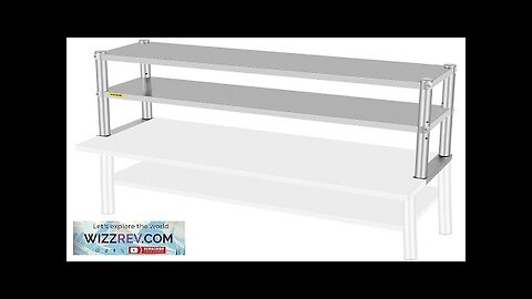 VEVOR Double Overshelf Double Tier Stainless Steel Overshelf 48 x 12 x Review