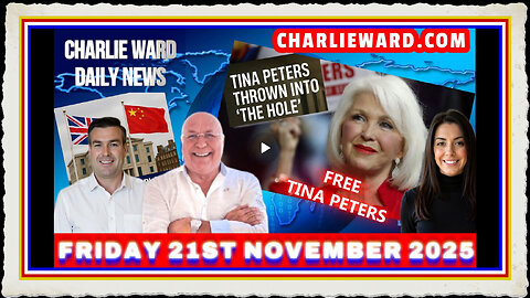 CHARLIE WARD DAILY NEWS WITH CHARLIE WARD, PAUL BROOKER DREW DEMI FRIDAY 21ST NOVEMBER 2025