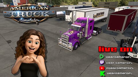 🔴 [FR/ENG] 🚚 Deaf Driver in American Truck Sim! Relax & Road Trip w/ Me 🚚🛣 💜 Nov RCP #16
